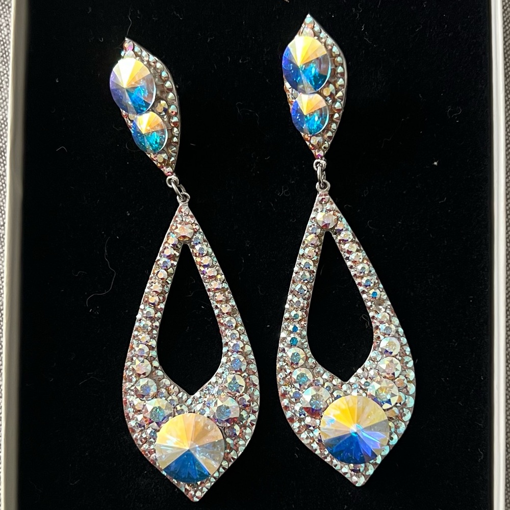 Stefanie Somers Elissa Swarovski Crystal AB Earrings